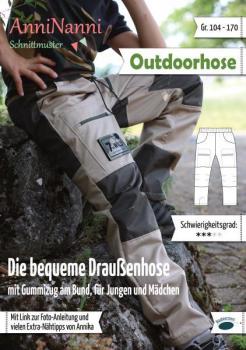 Schnittmuster Outdoorhose 2.0 für Kinder by Blauberstern/Anni Nanni